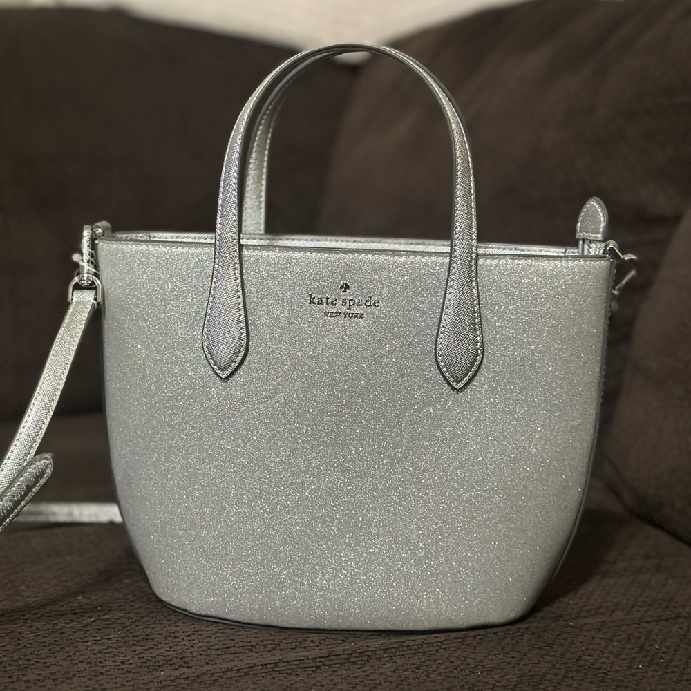Kate Spade Sparkling Silver Tote